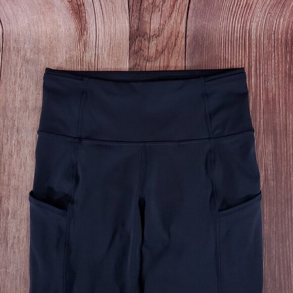 Lululemon Womens Size 4 Fast Free Crop II 19" Leggings Nulux Non-Reflective - Picture 4 of 12